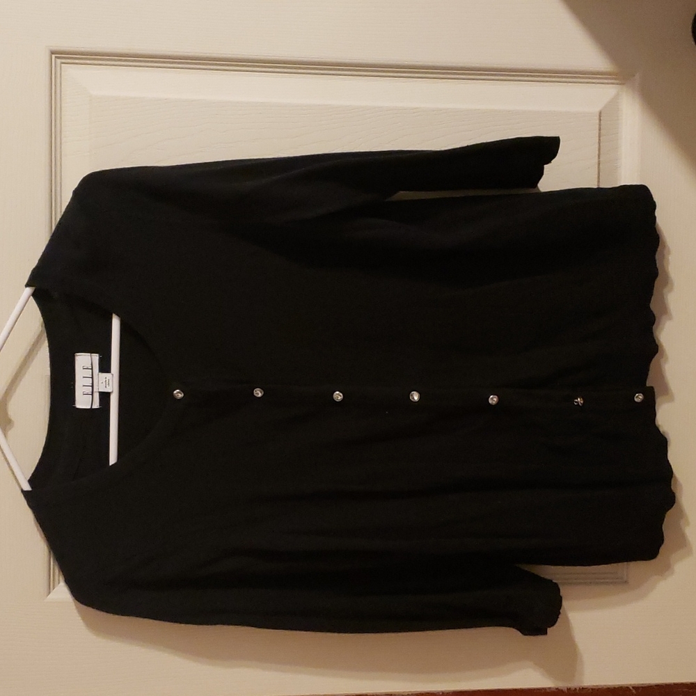Black cardigan